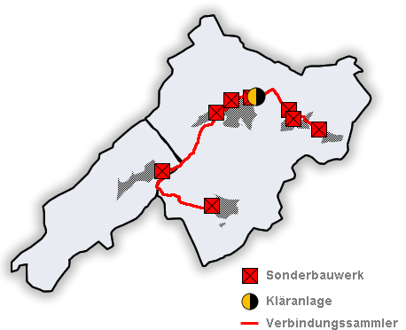 Gebiet der Abwassergruppe Flonheim