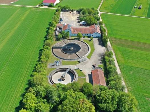 Luftbild Kläranlage Flonheim