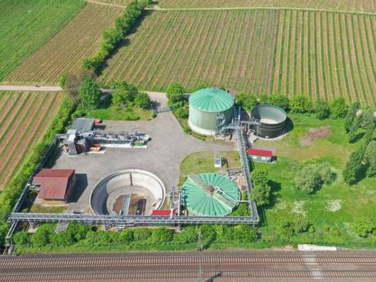 Luftbild Kläranlage Nierstein